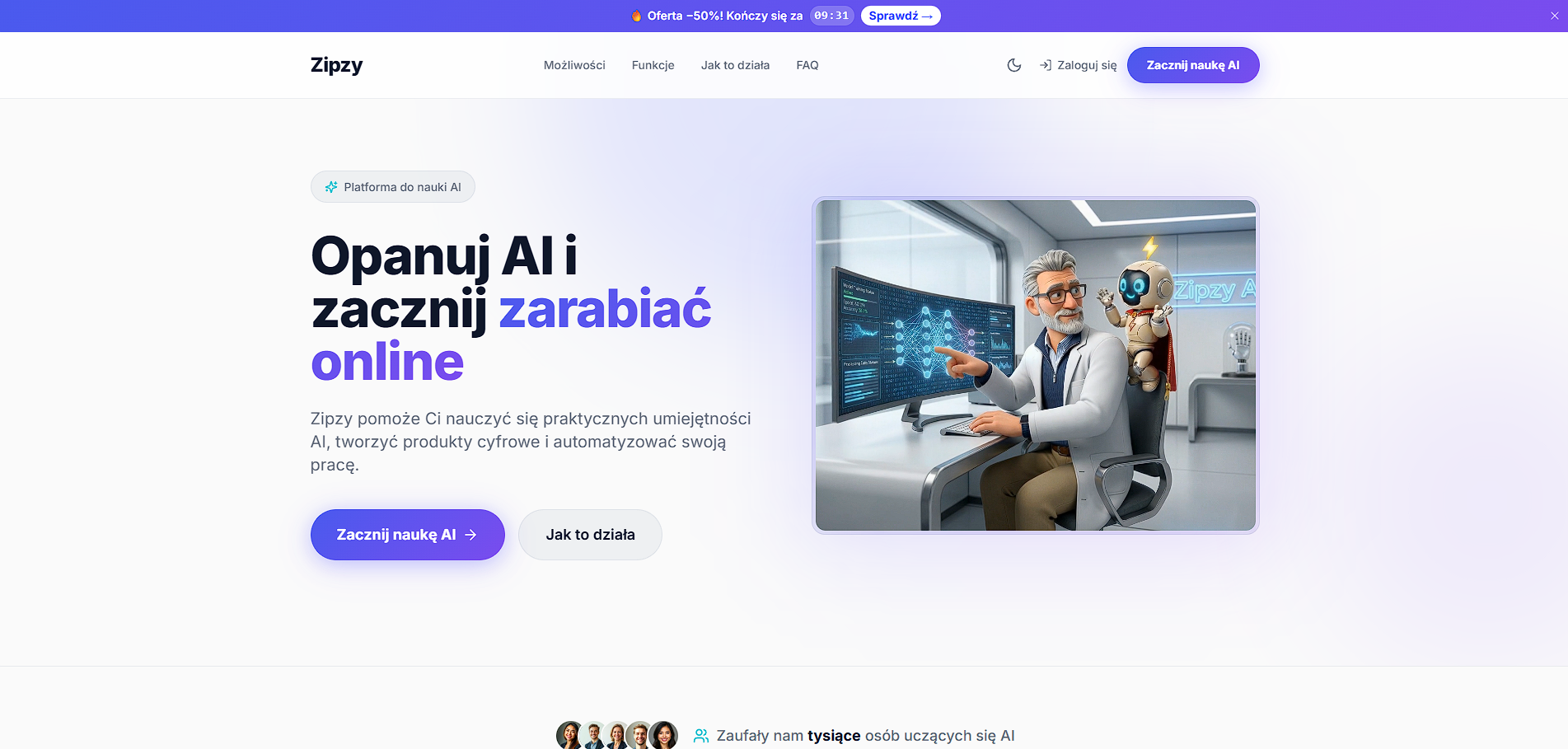 Zipzy — Platforma do nauki AI